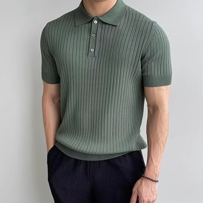Witold™ | Dzianinowa koszulka polo