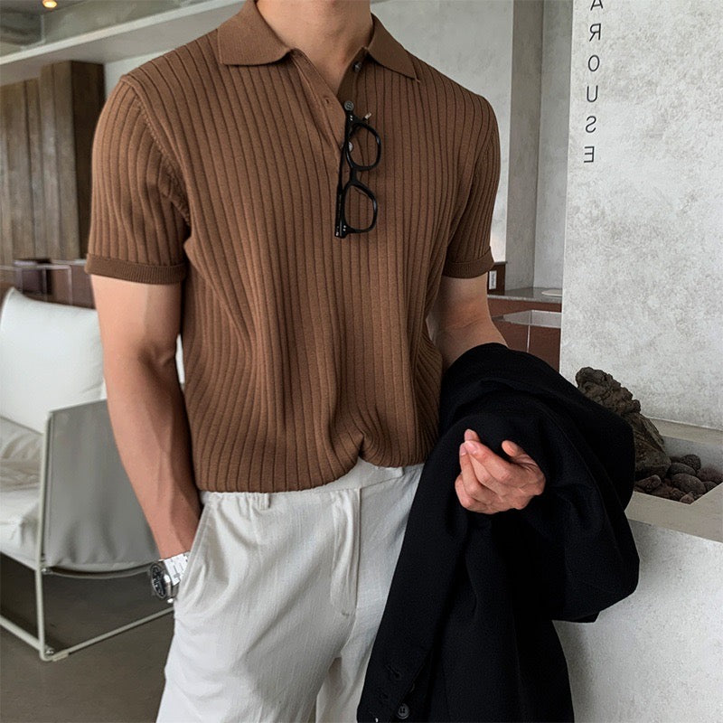 Witold™ | Dzianinowa koszulka polo