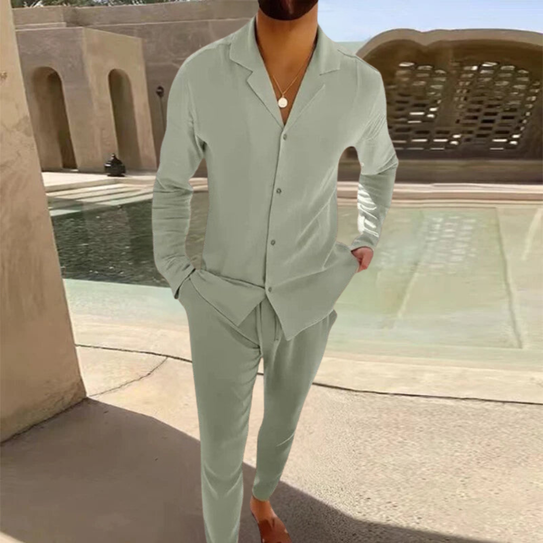 Lucjan™ | Zestaw lniany