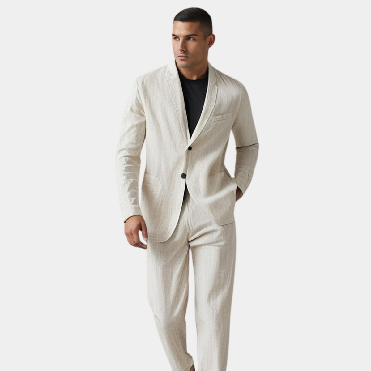 Sebastian™ | Elegancki lniany garnitur