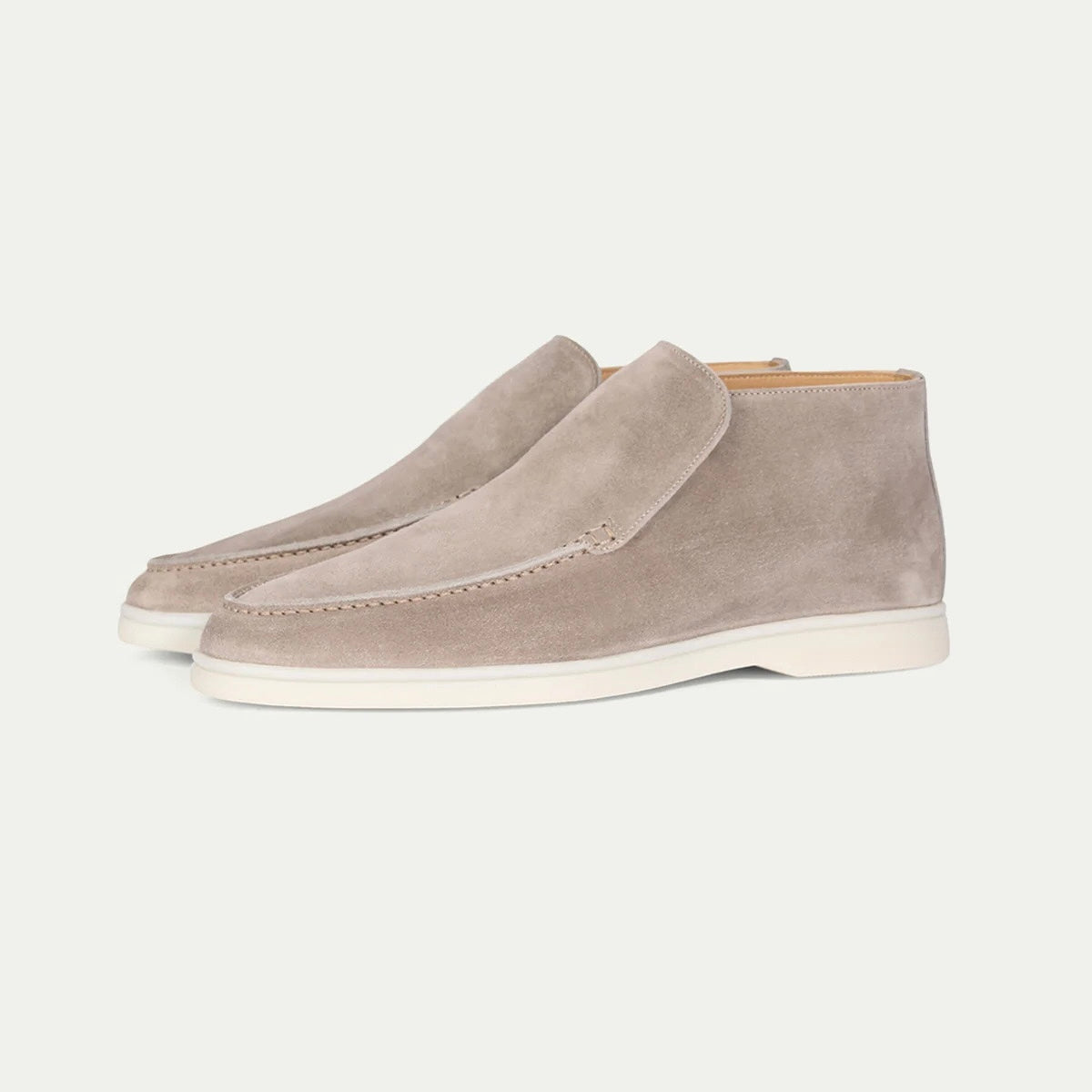 Kajetan™ | Zamszowe wysokie mokasyny