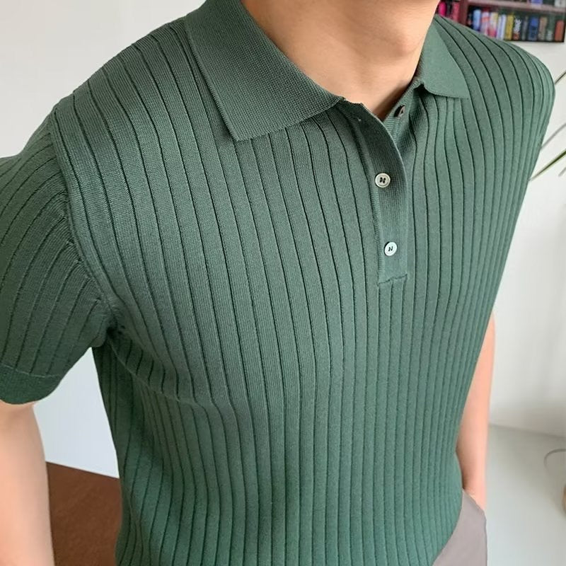 Witold™ | Dzianinowa koszulka polo