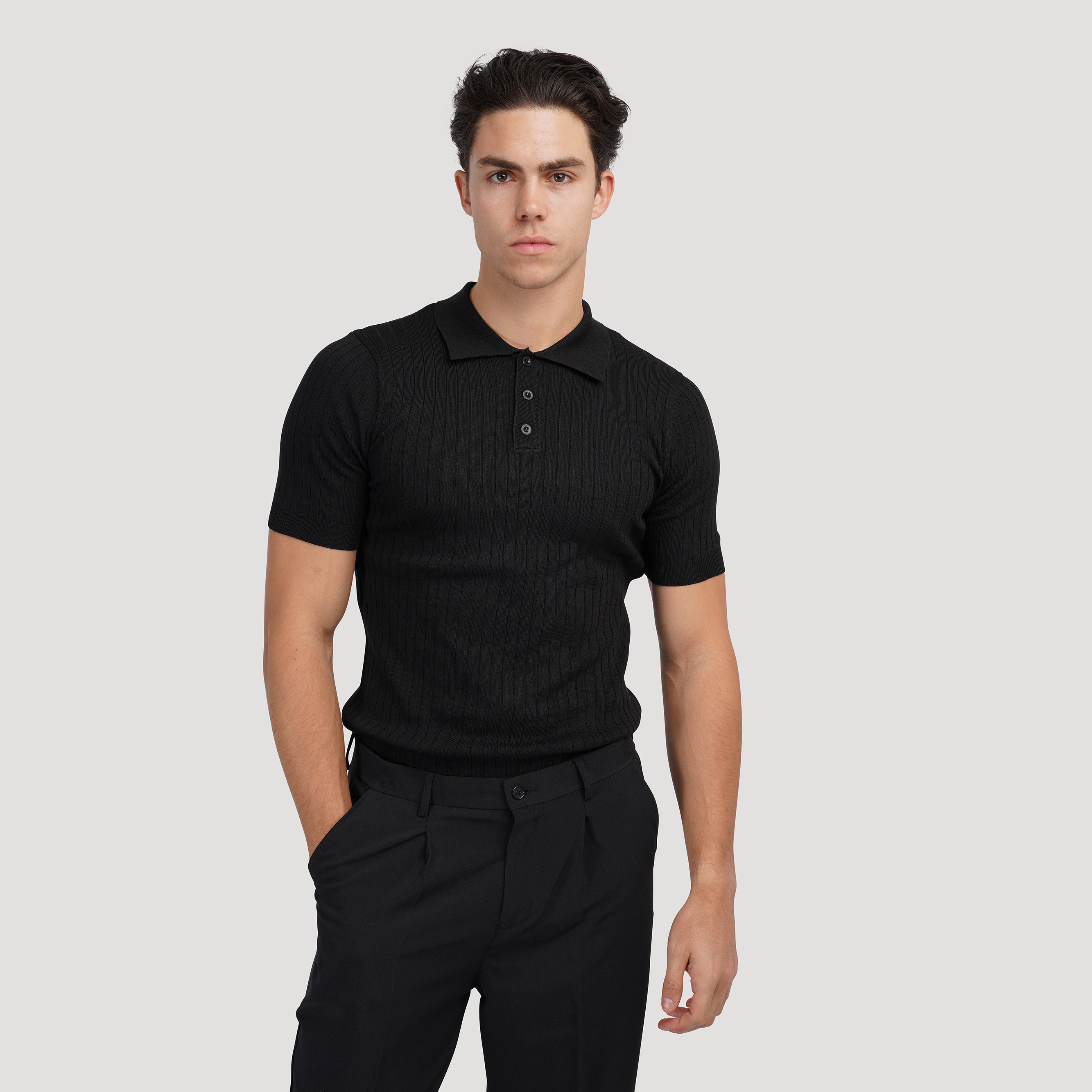 Witold™ | Dzianinowa koszulka polo