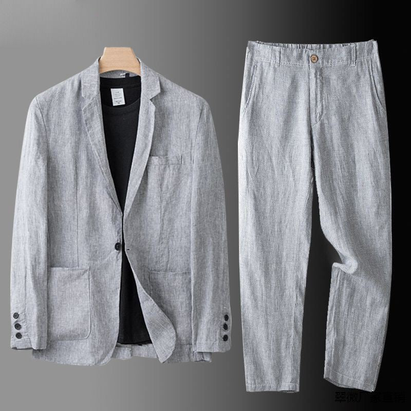 Sebastian™ | Elegancki lniany garnitur