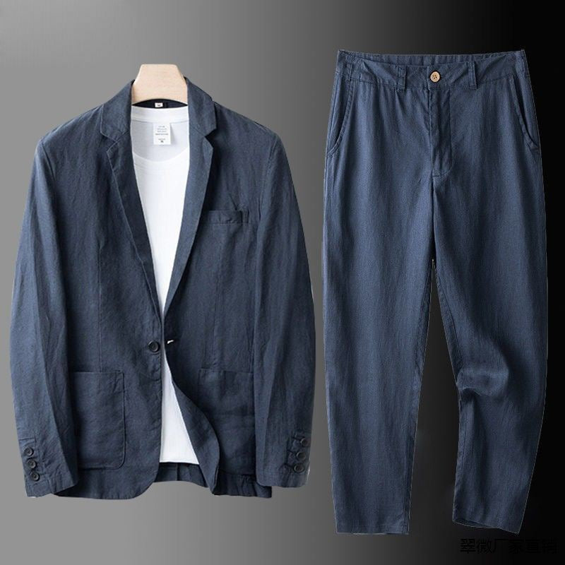 Sebastian™ | Elegancki lniany garnitur