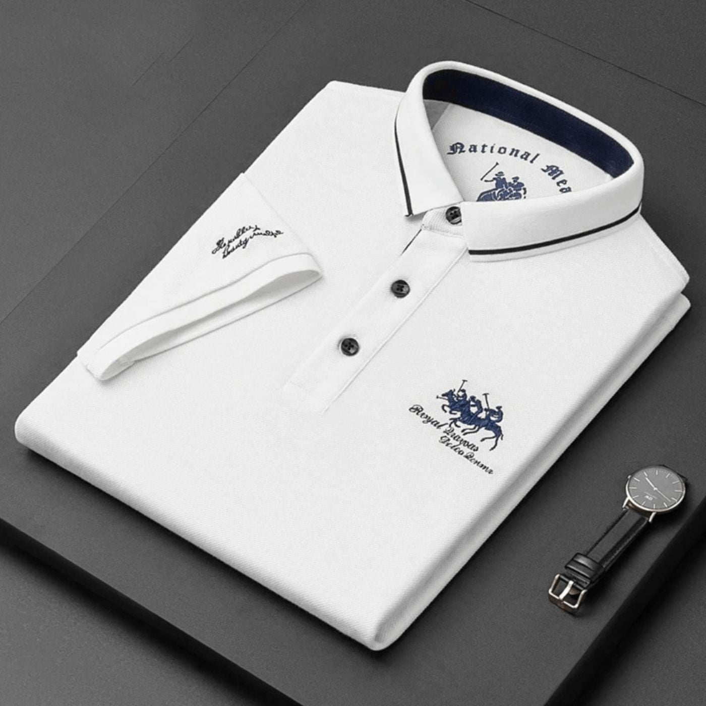 Kacper™|Haftowana Koszulka Polo Męska