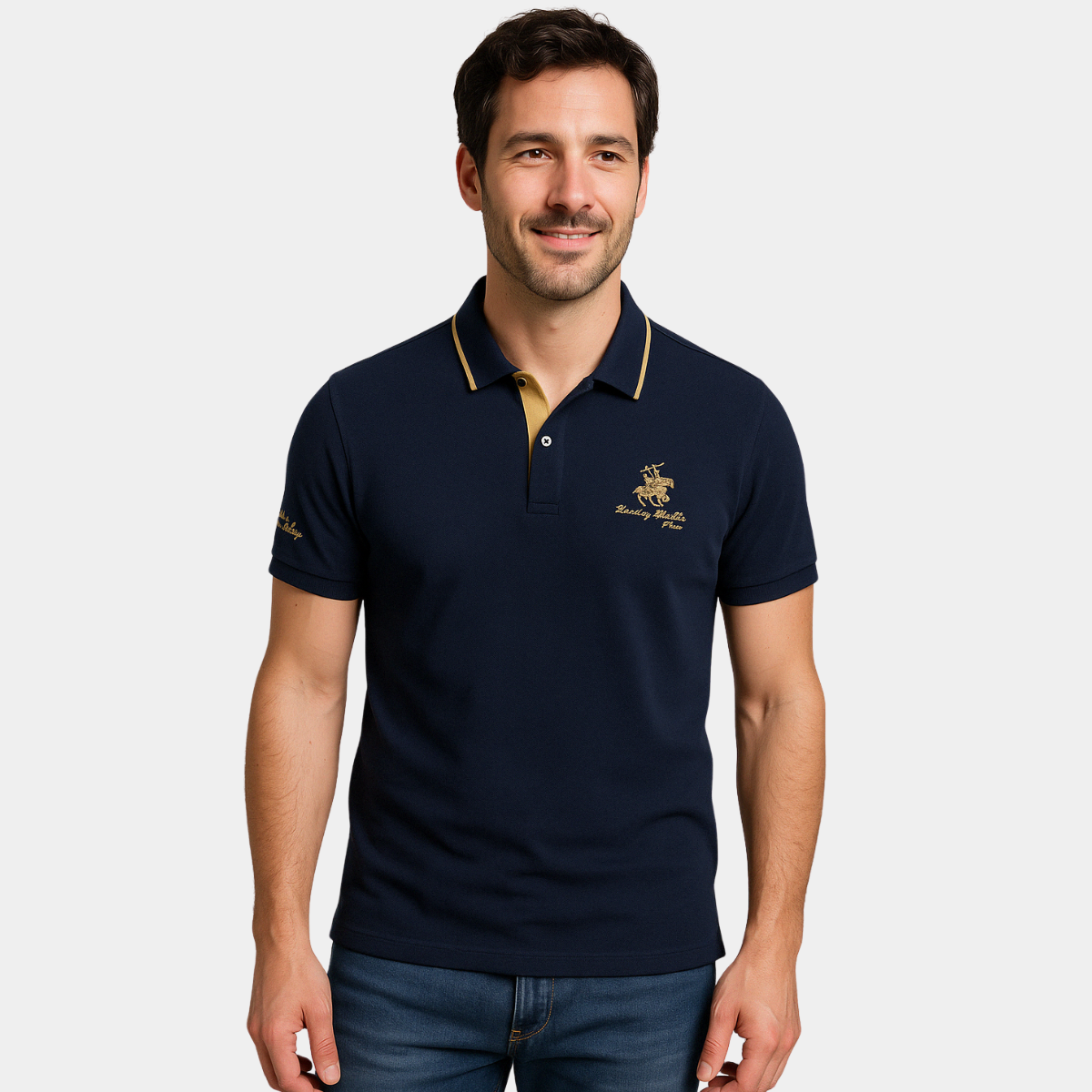Kacper™|Haftowana Koszulka Polo Męska