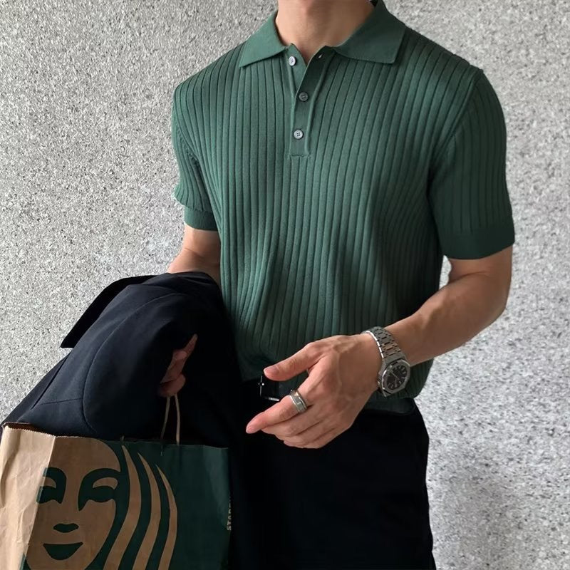 Witold™ | Dzianinowa koszulka polo