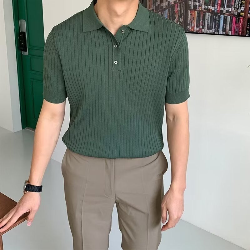 Witold™ | Dzianinowa koszulka polo