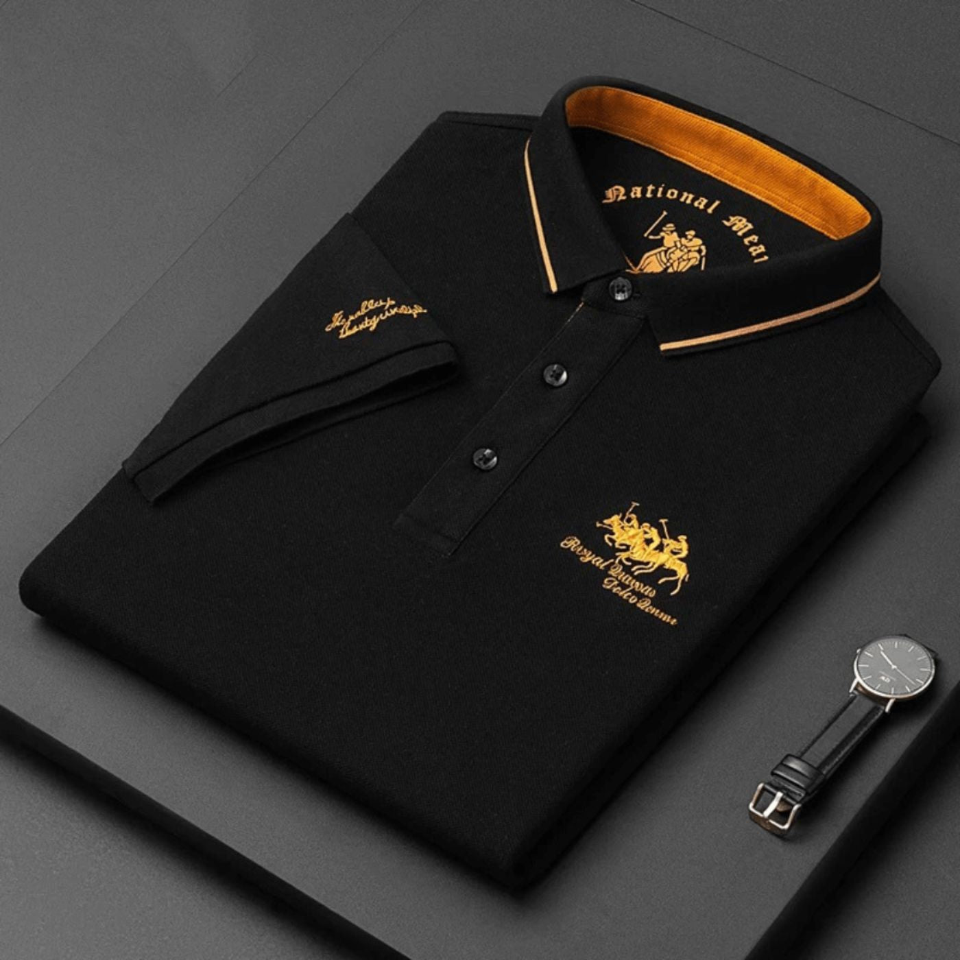 Kacper™|Haftowana Koszulka Polo Męska