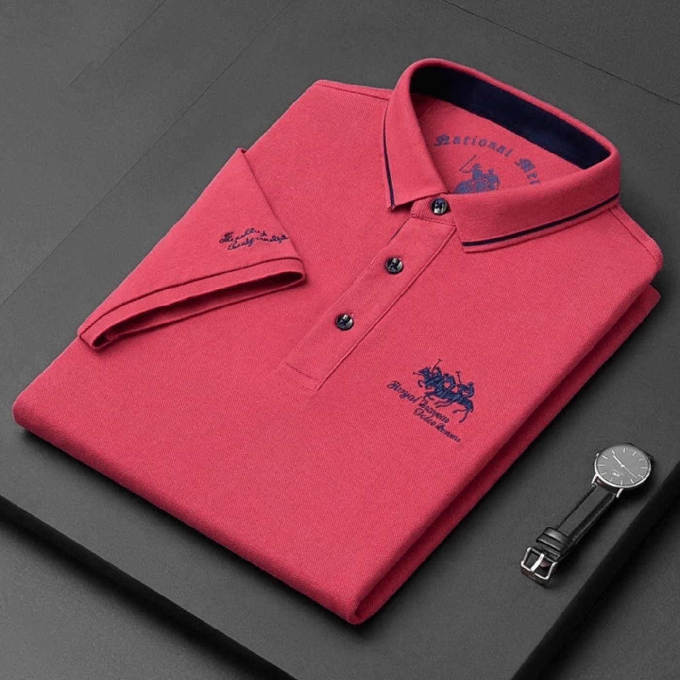 Kacper™|Haftowana Koszulka Polo Męska
