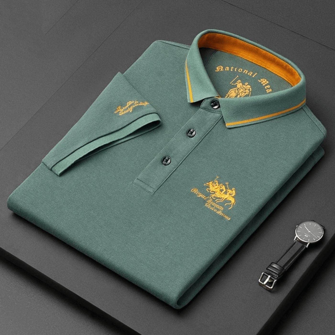 Kacper™|Haftowana Koszulka Polo Męska